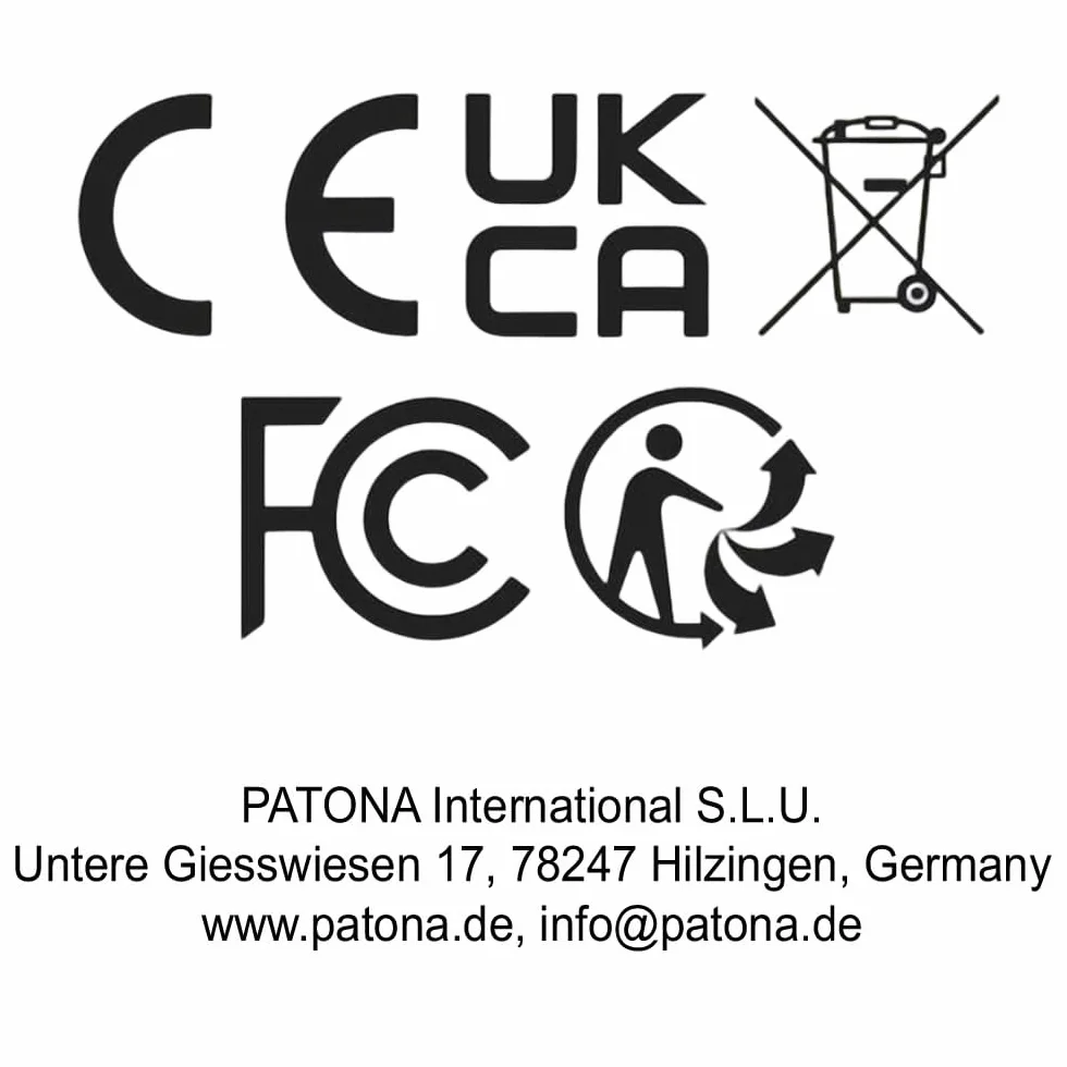 PATONA Adaptateur Secteur PD65W USB-C Power Delivery Chargeur Universel 100-240V Compatible ASUS Lenovo Dell HP