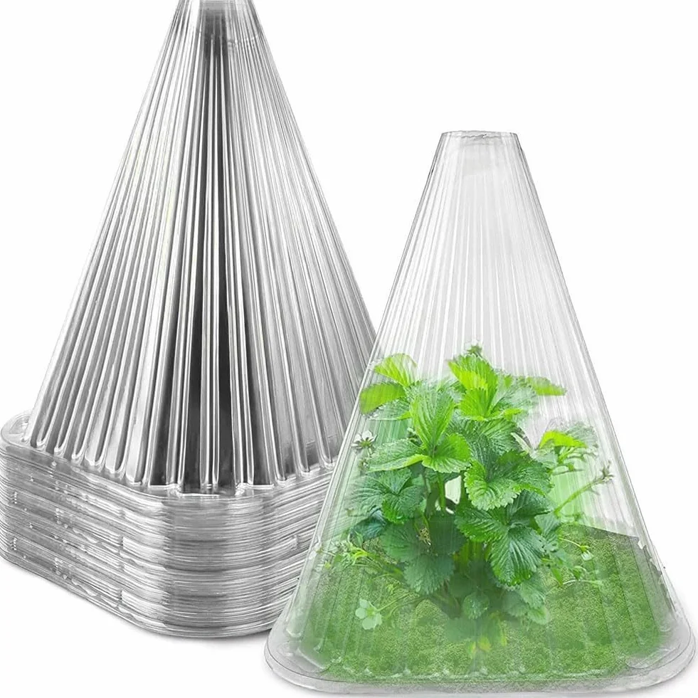 Cloches de Protection pour Plantes en PVC Résistant 20PCS