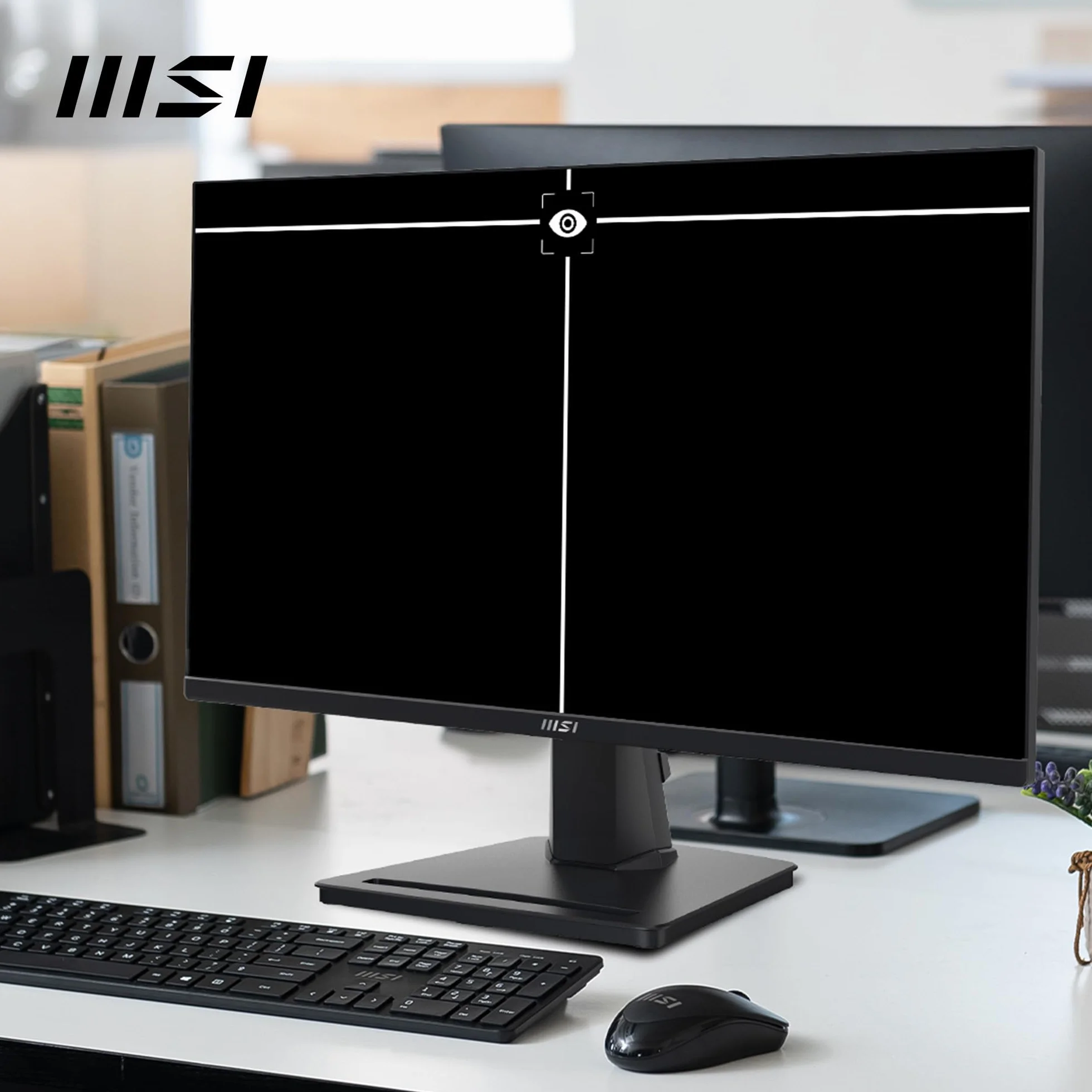 MSI Pro MP252 écran bureautique Full HD 24,5" IPS 1920x1080 100Hz 4ms haut-parleurs intégrés HDMI 2.0b DisplayPort 1.4a