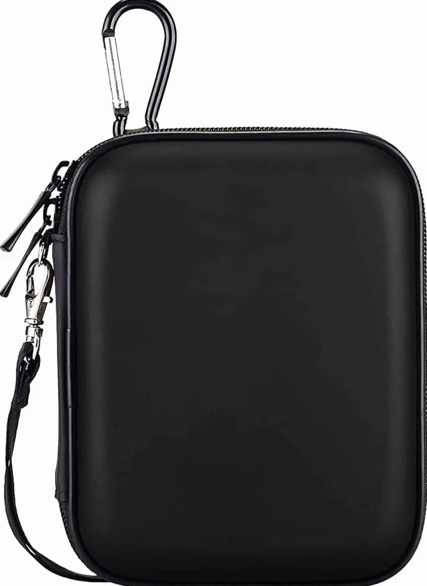 Lacdo Étui Disque Dur Externe 2,5 Pouces Housse Protection Western Digital Elements WD My Passport Antichoc Étanche Noir