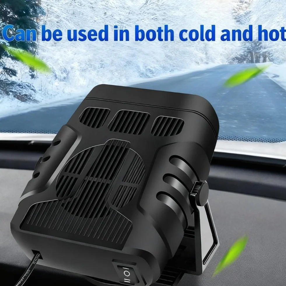 Chauffage à panneau solaire 10 W pour voiture Ventilateur portable contrôle température compact