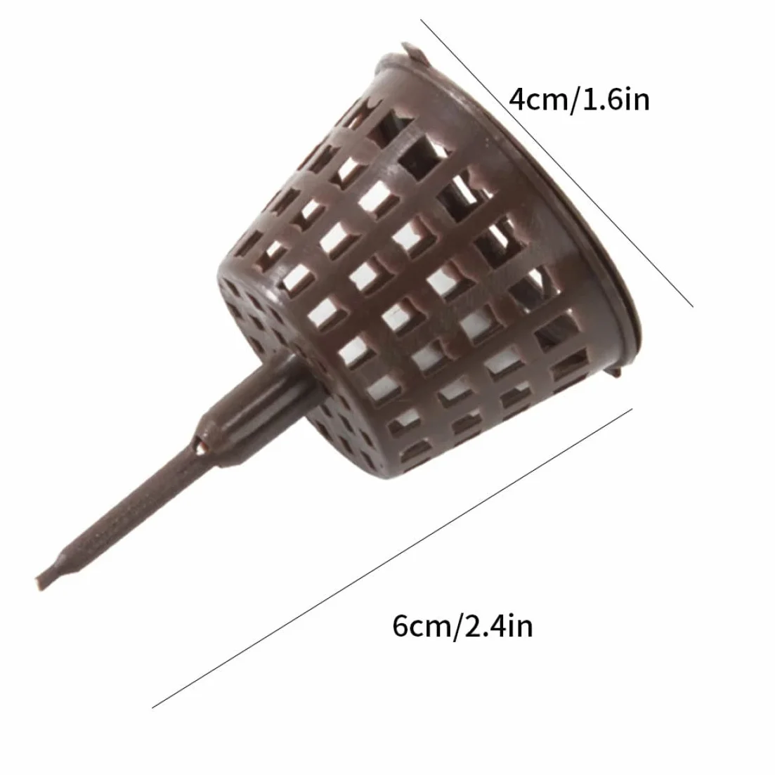 Boîte d'engrais en plastique 100pcs pour bonsaï avec couvercle outil de jardinage