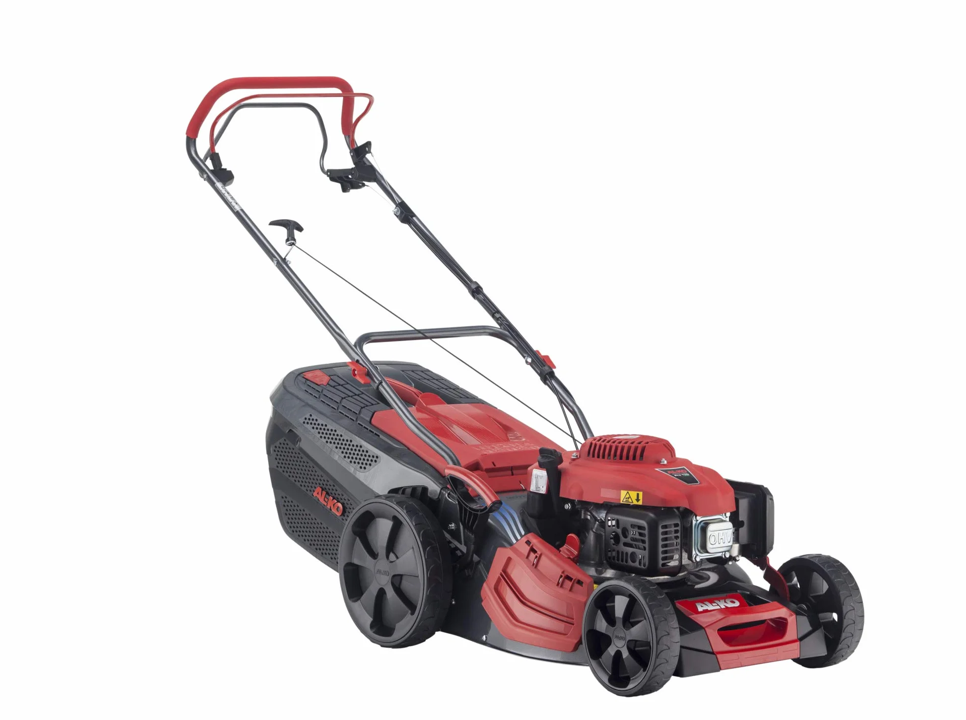 AL-KO 119946 Tondeuse à Essence Premium 470 SP-A, 46 cm lergeur de Coupe, 2.6 KW Puissance Moteur, pour Surface de Gazon jusqu'à 1.400 m², avec entraînement des Roues arrières, Fonction 4en1