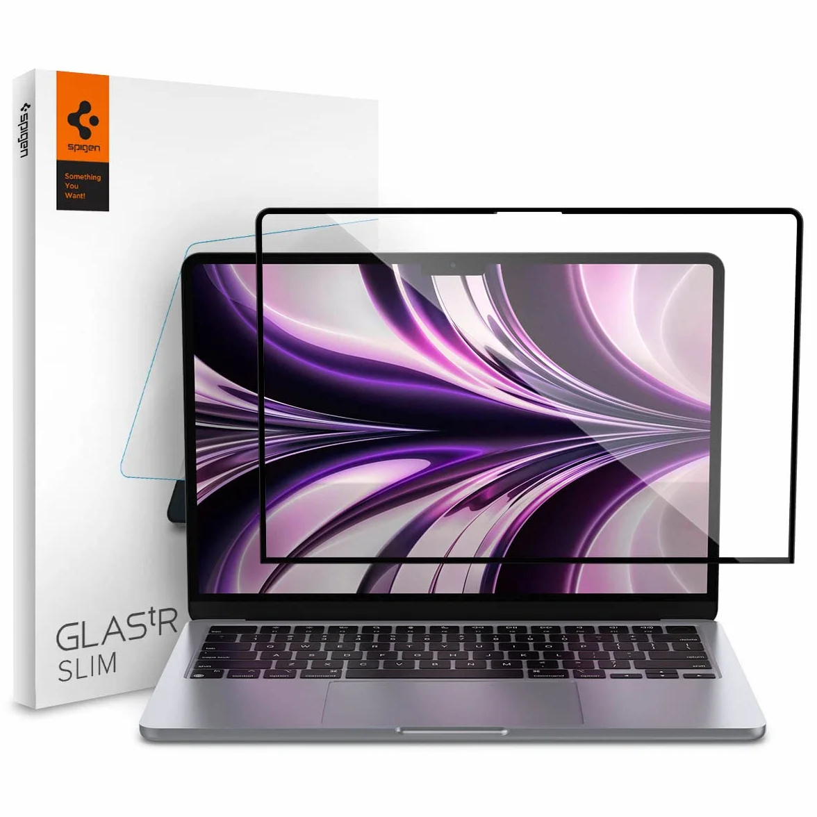 Spigen Glas.tR Slim Verre trempé MacBook Air 13 Pouces M5 (2026) M4 (2025) M3 (2024) M2 (2022) Protection écran