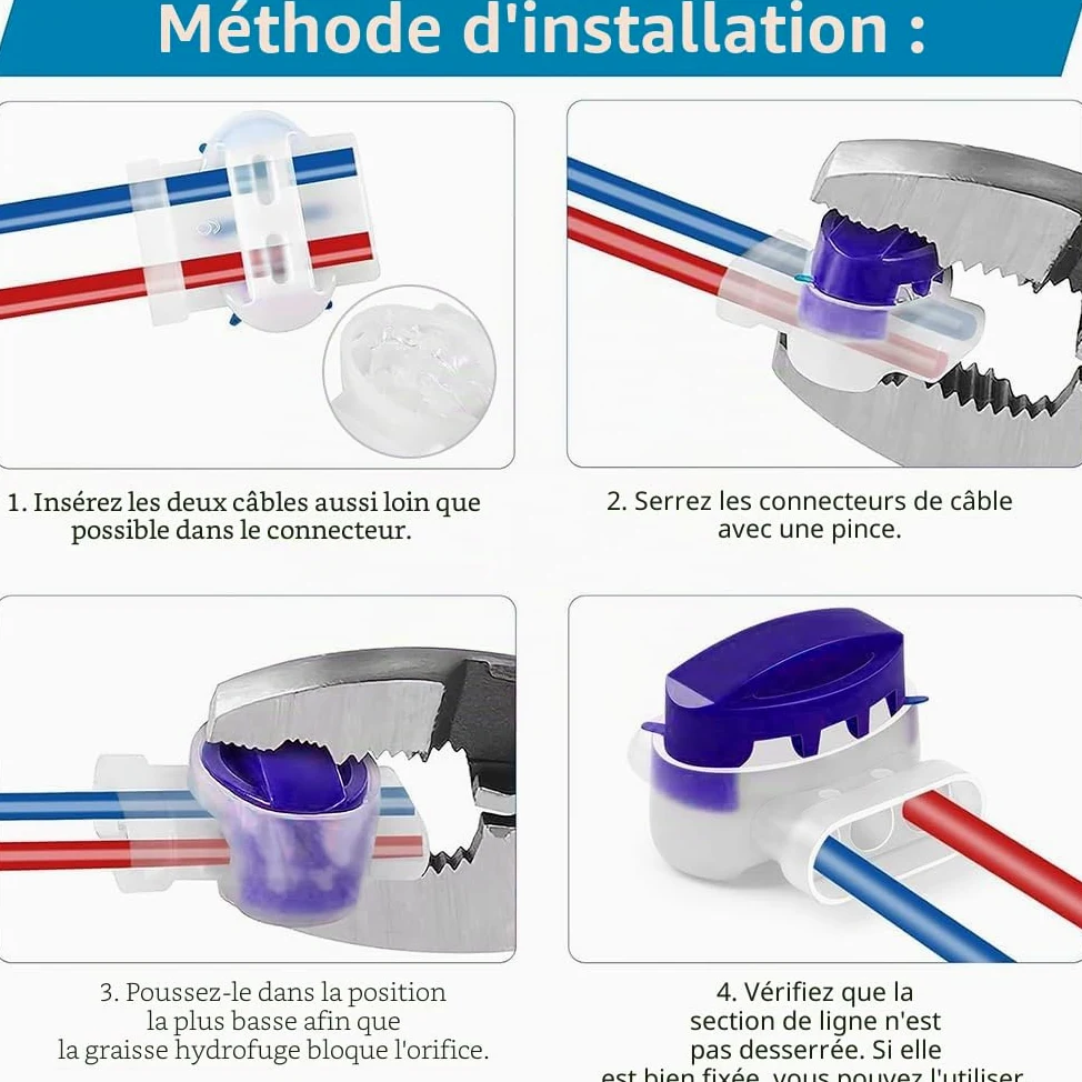 Cable Peripherique Robot Tondeuse 300m,Fil Robot Tondeuse,Universelles Cable Tondeuse+120 Piquets+50Connecteurs de Câble+50Bornes de Connexion,Tondeuse Gazon Fil Périphérique,Accessoires pour tondeuse