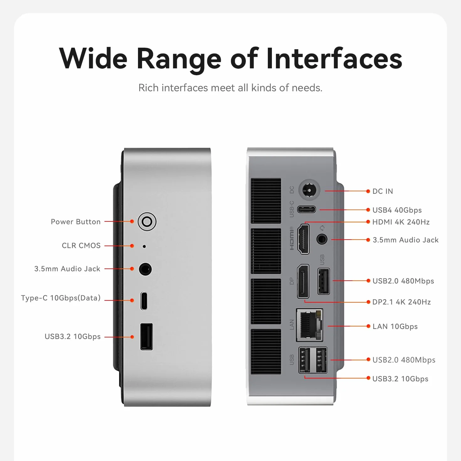 Beelink SER9 Mini PC AMD Ryzen R7 H255 32GB LPDDR5X 1TB PCIe4.0 SSD Gaming Computer 4K Triple Display HDMI2 DP USB4 10Gbps LAN WiFi 6 BT5.2