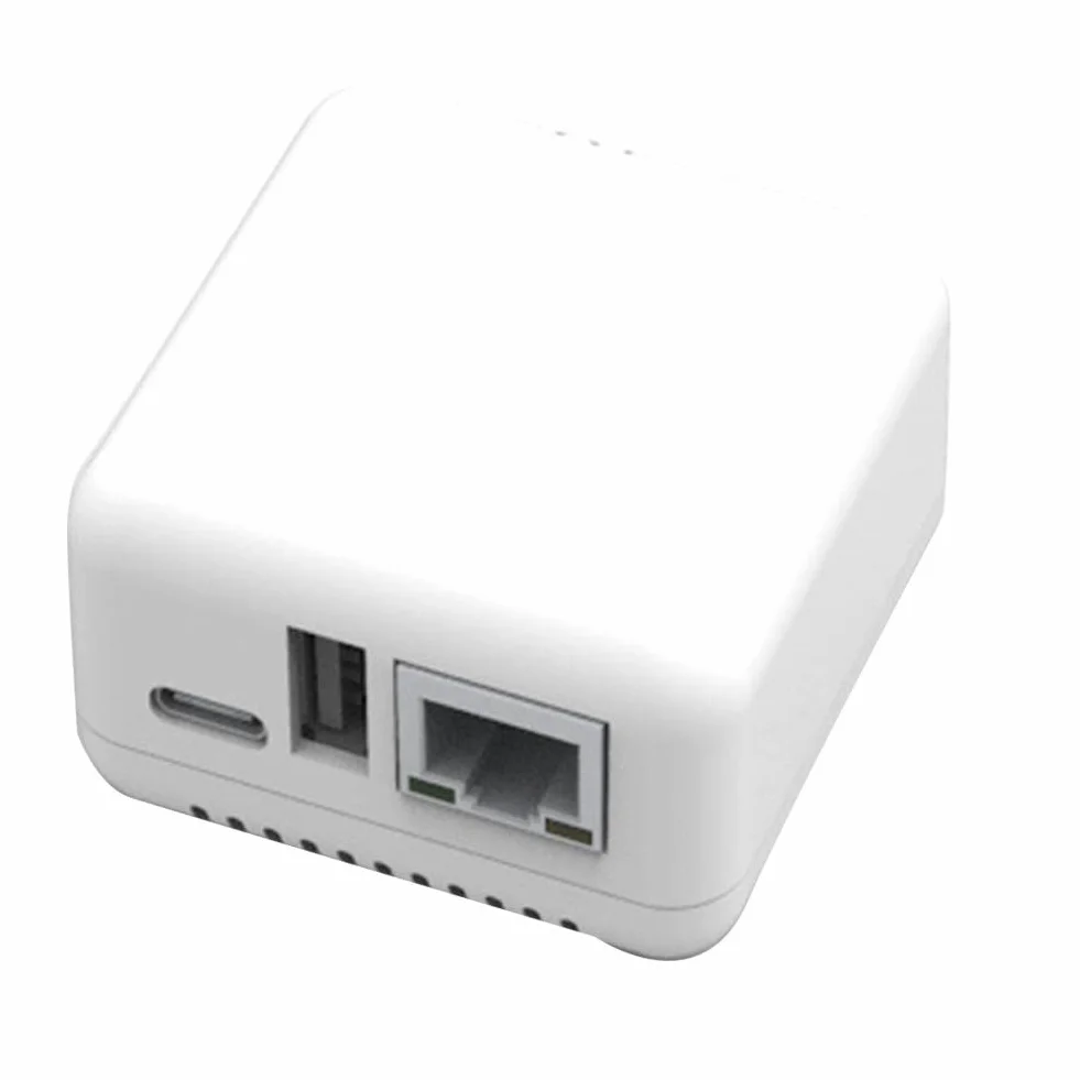 Mini serveur d'impression réseau NP330 USB 2.0 Wi-Fi Ethernet 10/100 Mbps RJ-45