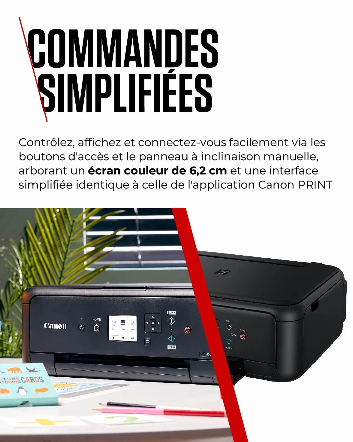 Canon 2228C006 Imprimante multifonction Jet d'encre A4 Noir