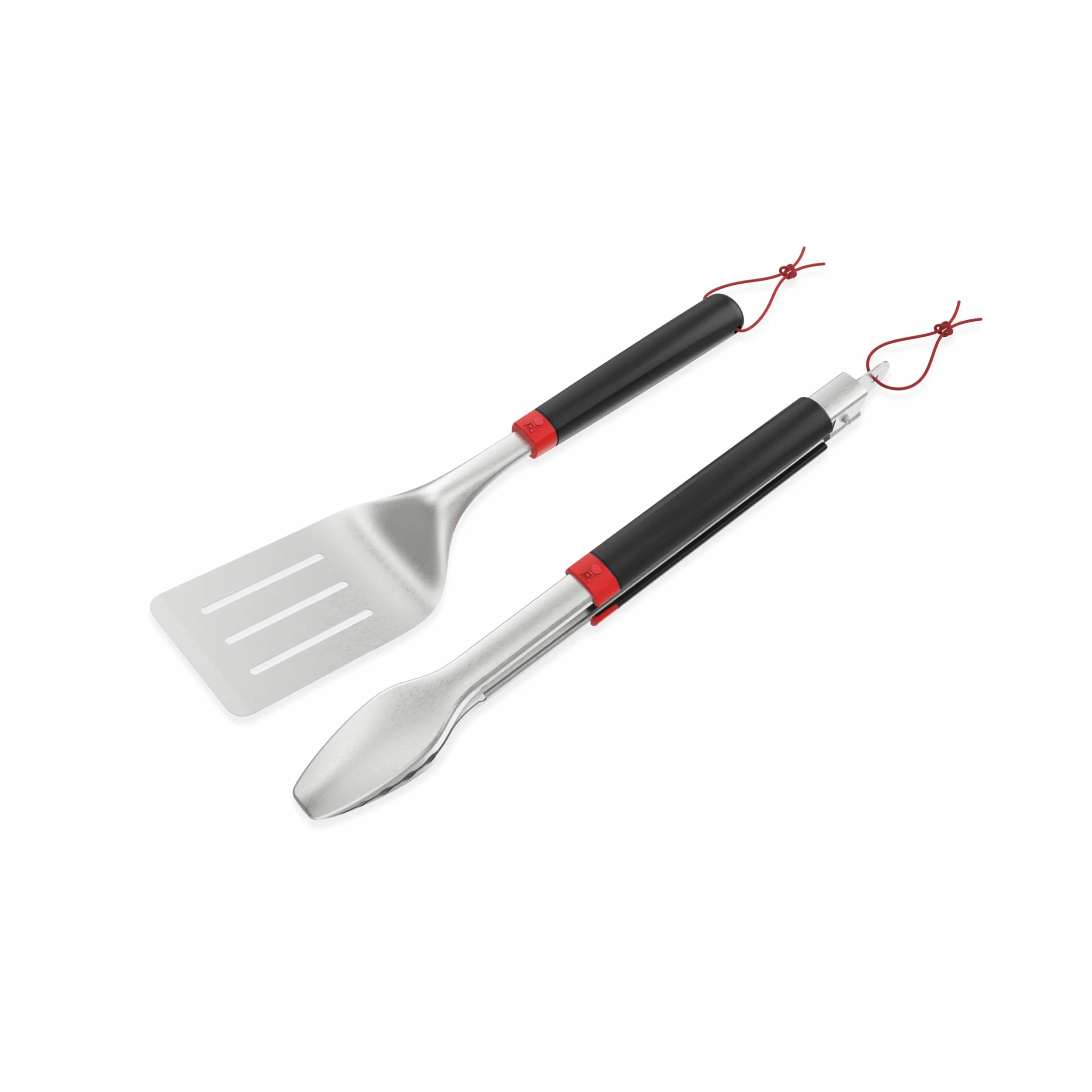 Weber Set d'ustensiles de Barbecue 2 pièces Pince et Spatule Poignée Ergonomique Compatible Lave-Vaisselle