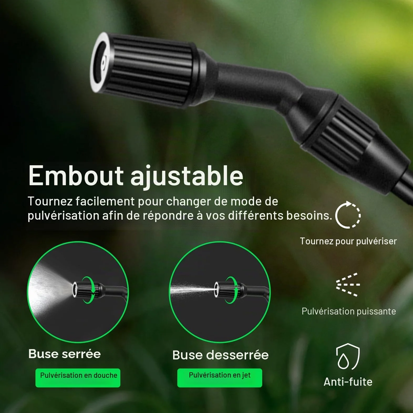 VIVOSUN Pulvérisateur à Pression 8L avec Sangle d'Épaule Réglable, Flacon d'Eau Pressurisé pour Pelouse et Jardin, pour l'Arrosage des Plantes, l'Entretien du Jardin et le Nettoyage Domestique, Orange
