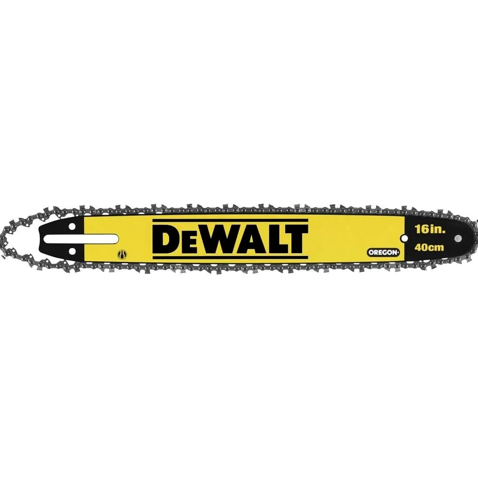 DeWalt dt20660-qz – épée 40 cm et chaîne chromée Contragolpe Oregon profil 3/8. Pour origine Dewalt dcm575, dcm585 Couleur