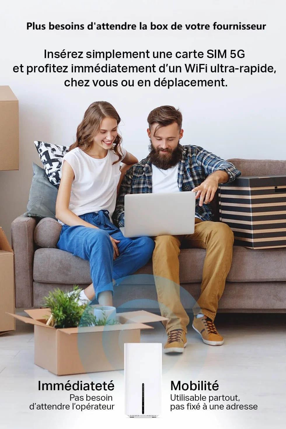 TP-Link Archer NX600 Routeur 5G WiFi 6 AX3600Mbps, 2,5G Port Ethernet, MU-MIMO, Bi-Bande, Déverrouillé