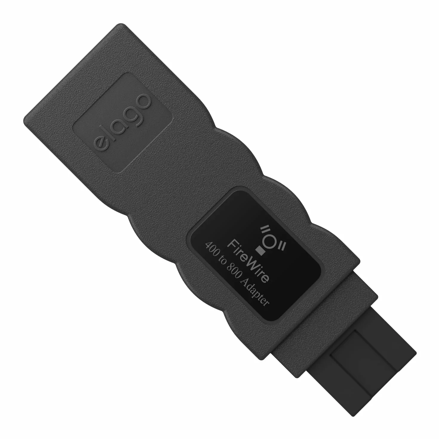 elago Adaptateur FireWire 400 vers 800 Compatible Mac Pro MacBook Pro Mac Mini iMac - Noir