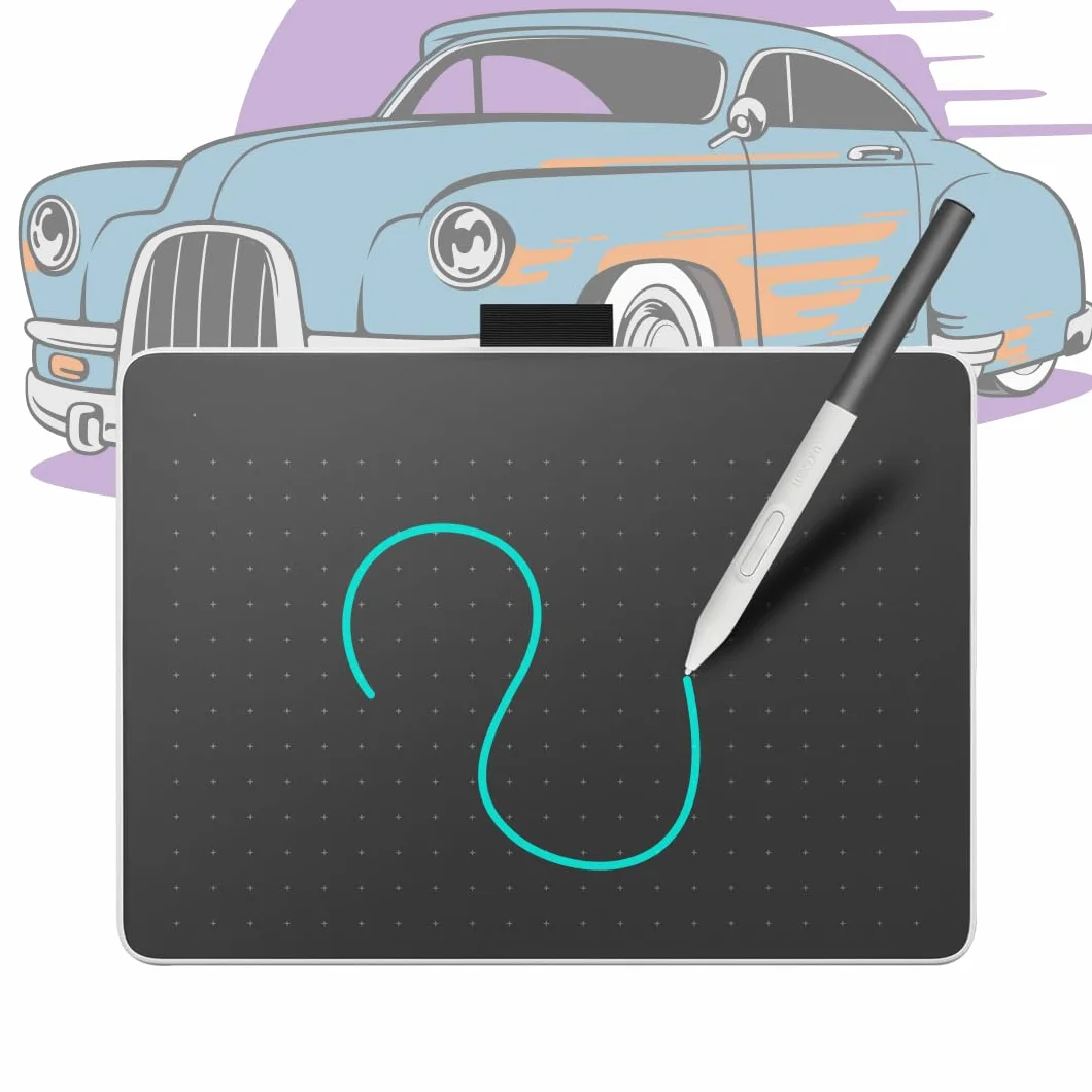 Wacom One M Tablette à Stylet Bluetooth pour Windows Mac Chromebook Android