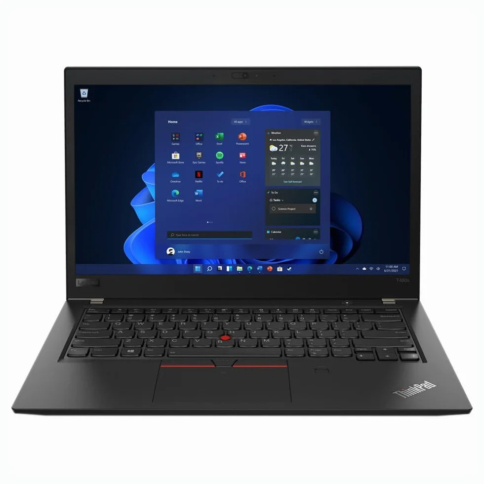 Lenovo ThinkPad T480 Ordinateur Portable 14" Full HD Intel Core i5 8350U 8 Go RAM 250 Go SSD Windows 11 Pro Clavier AZERTY