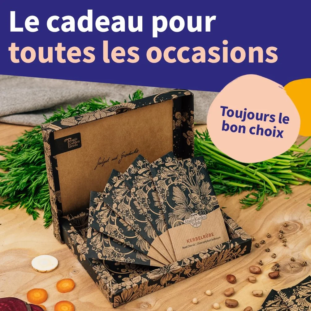 Légumes rares kit cadeau graines 8 variétés