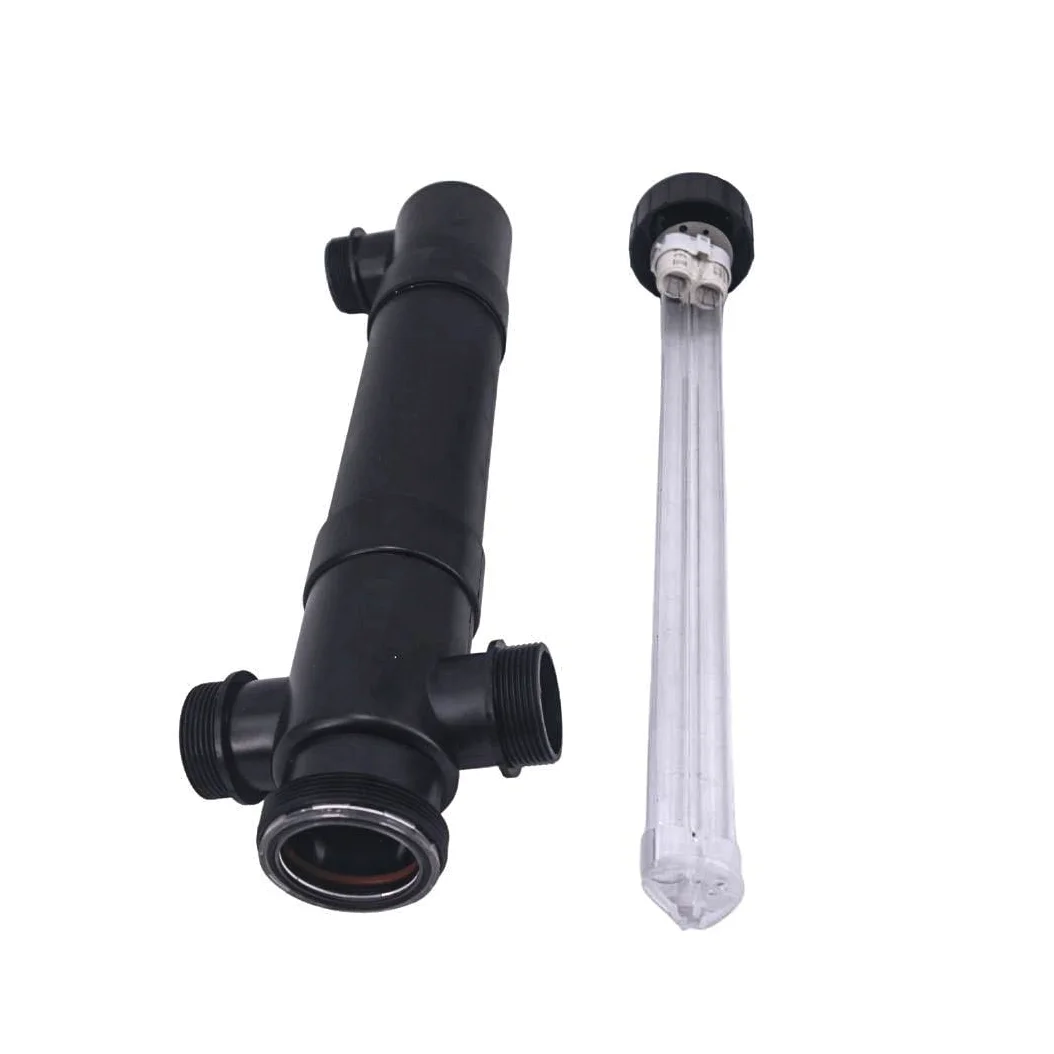 AquaOne Clarificateur UVC CUV 136 I Clarificateur d'eau avec lampe UV 36 W I Clarificateur UVC I Eau claire dans l'étang I Destructeur d'algues pour bassin de jardin, piscine, aquarium