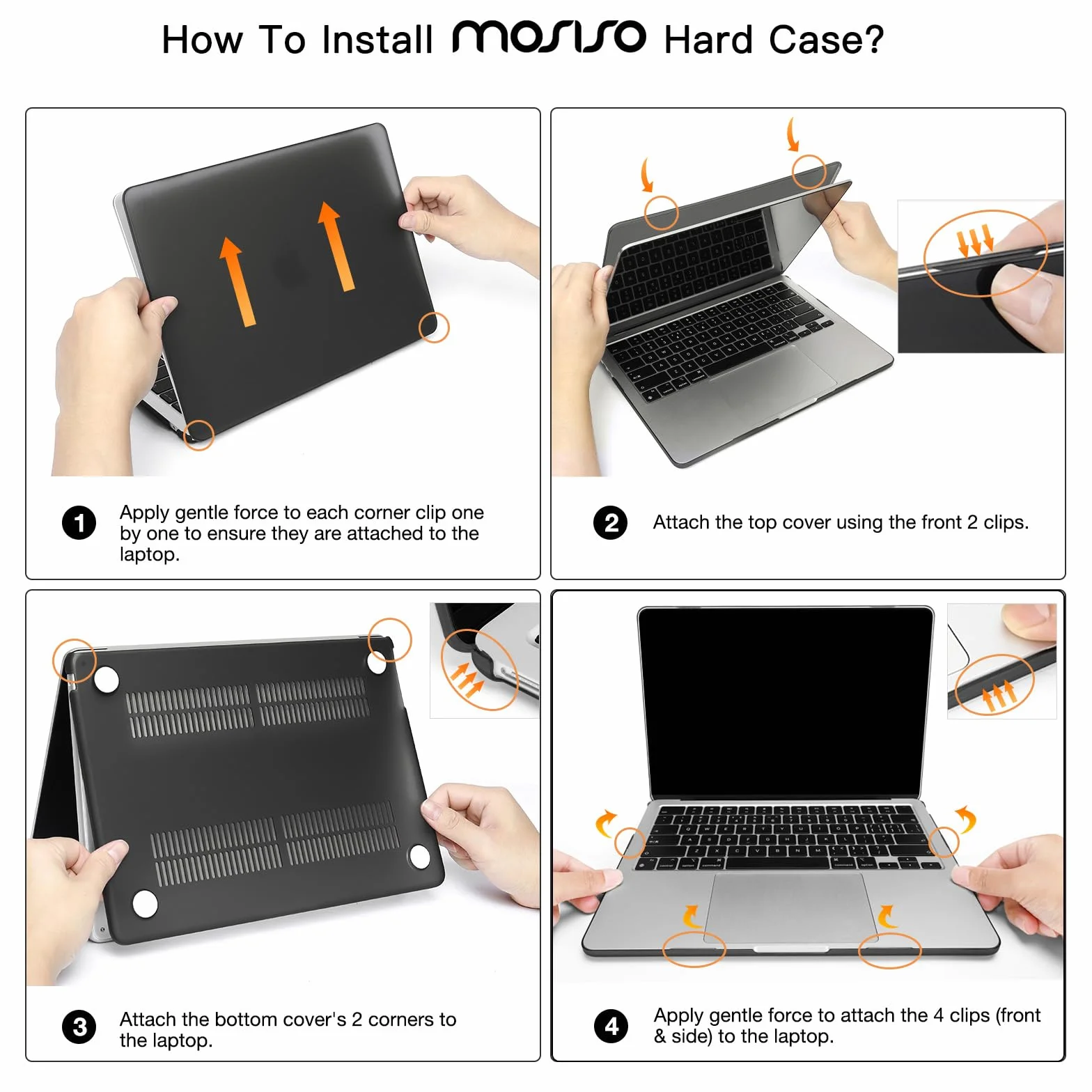 MOSISO Coque Compatible MacBook Air 13 Pouces M5 M4 M3 M2 2026-2022 A3449 A3240 Cristal Clair