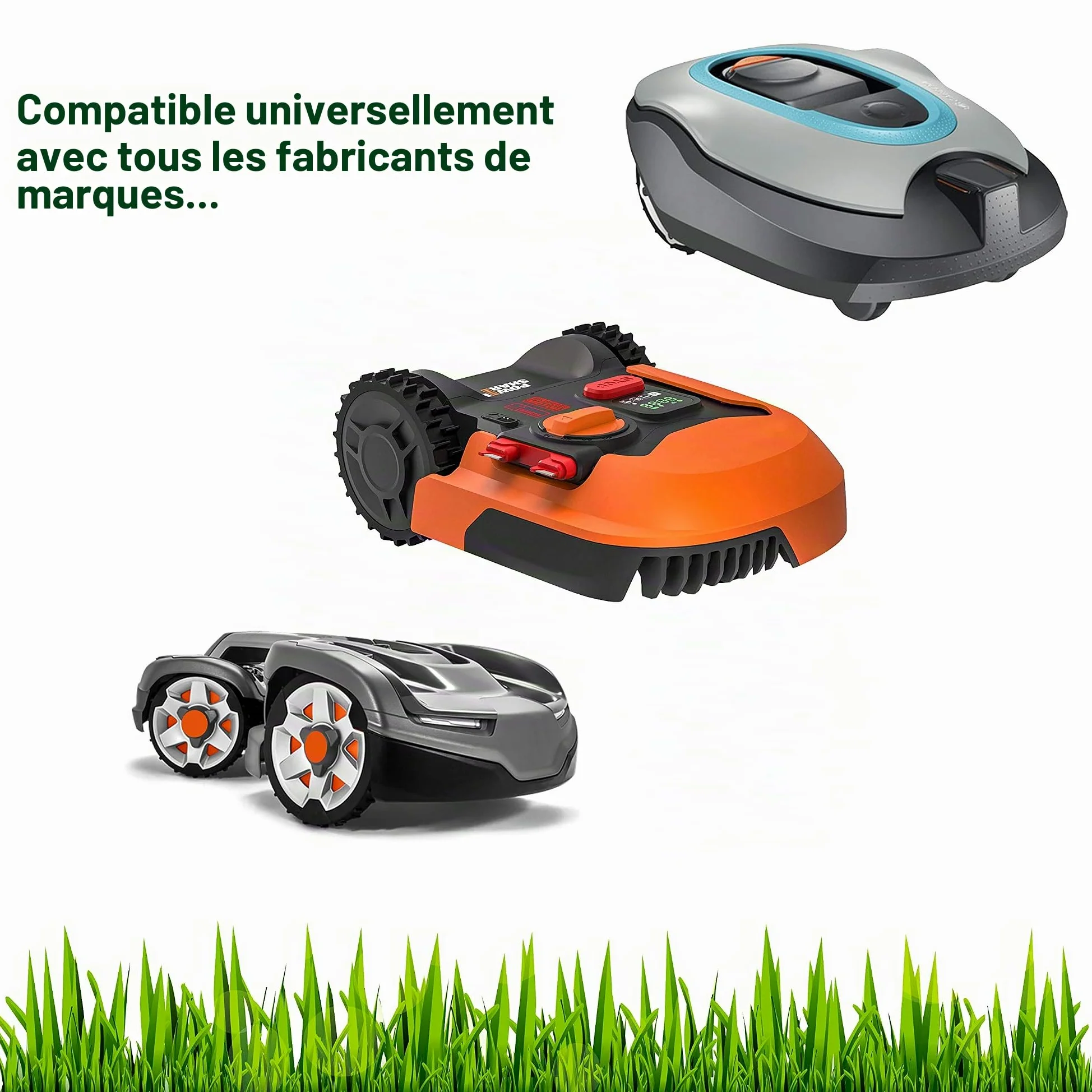 Câble de délimitation, de 250 m, pour Tondeuse, Robots à Gazon, kit d'accessoires pour câble de Recherche, Compatible avec Gardena, Bosch, Husqvarna, Worx, Honda, ROBOMOW, iMow, diamètre : 2,7 mm