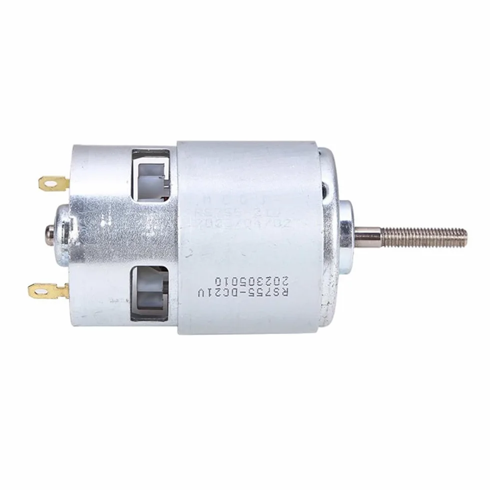 Moteur 755 12V Courant Continu Haute Couple Débroussailleuse Tronçonneuse Tondeuse Gazon