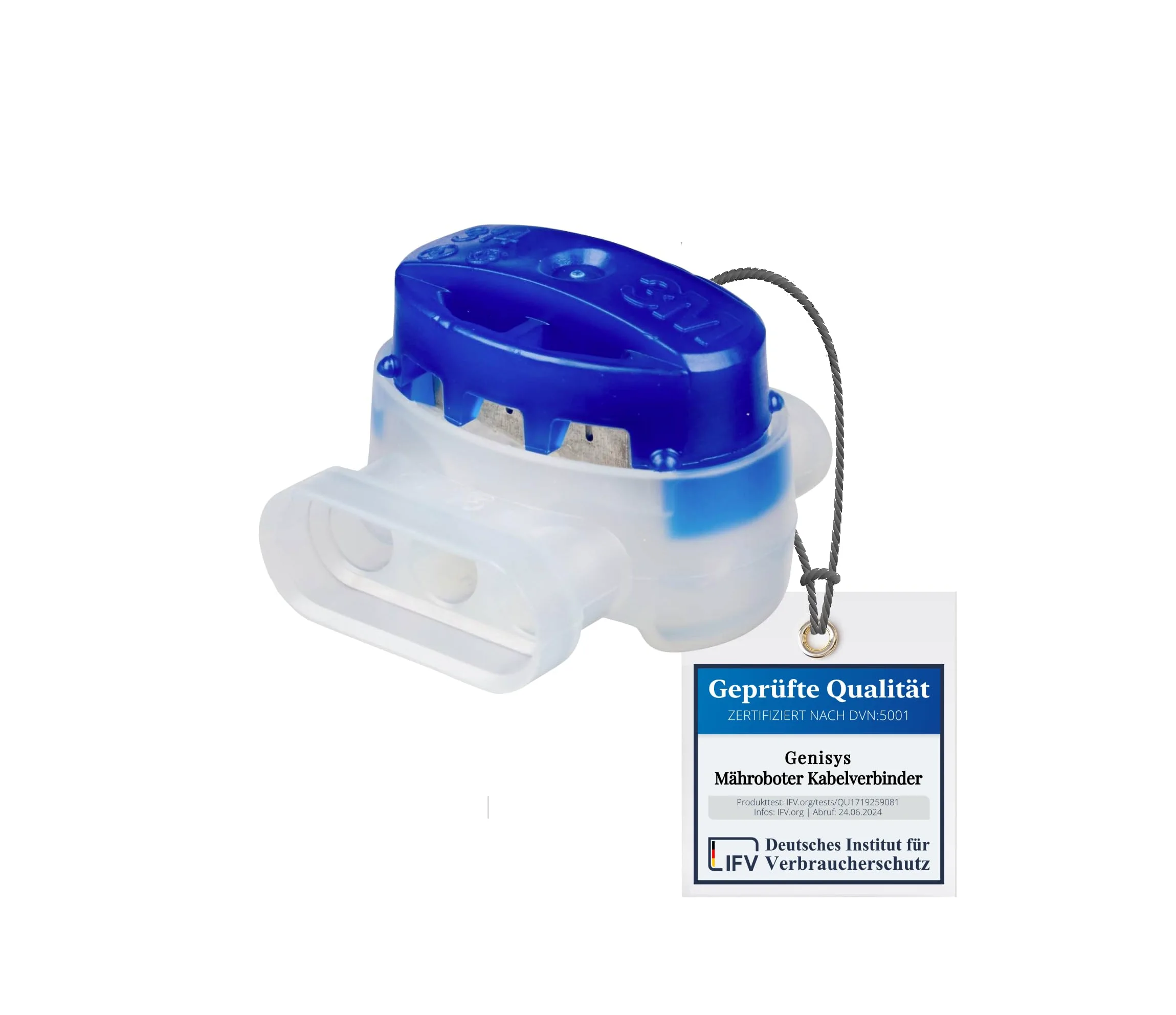 Genisys Connecteur de câble compatible avec les câbles de réparation Orbex - Bornes de connexion pour robot tondeuse - Étanche - Original 3M - Contenu : 500 x 314 mm