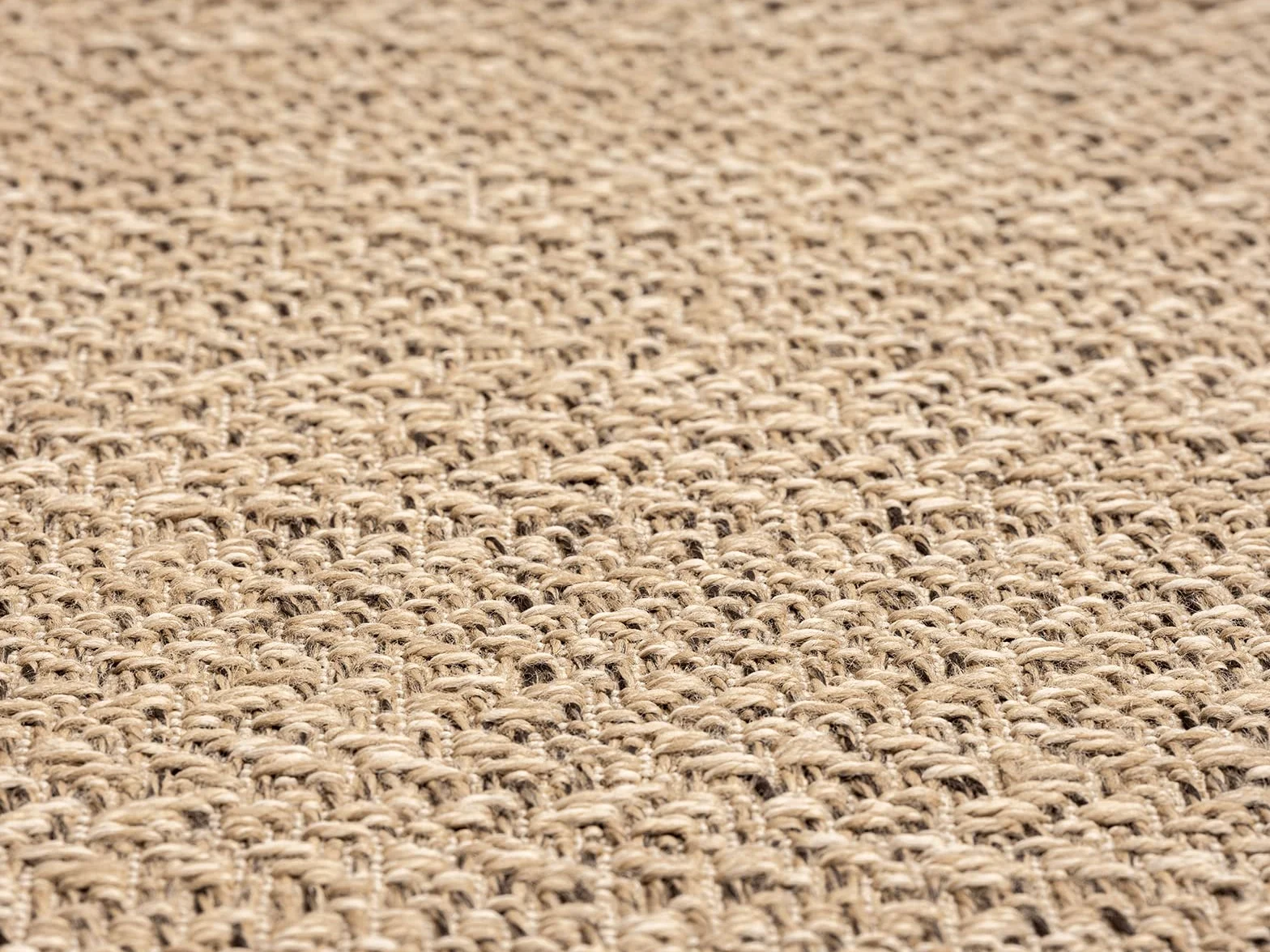 Mia´s Teppiche Soil - Tapis extérieur et intérieur résistant aux intempéries, Aspect Jute Naturel, idéal pour terrasse, Balcon et Jardin, env. 140 x 200 cm