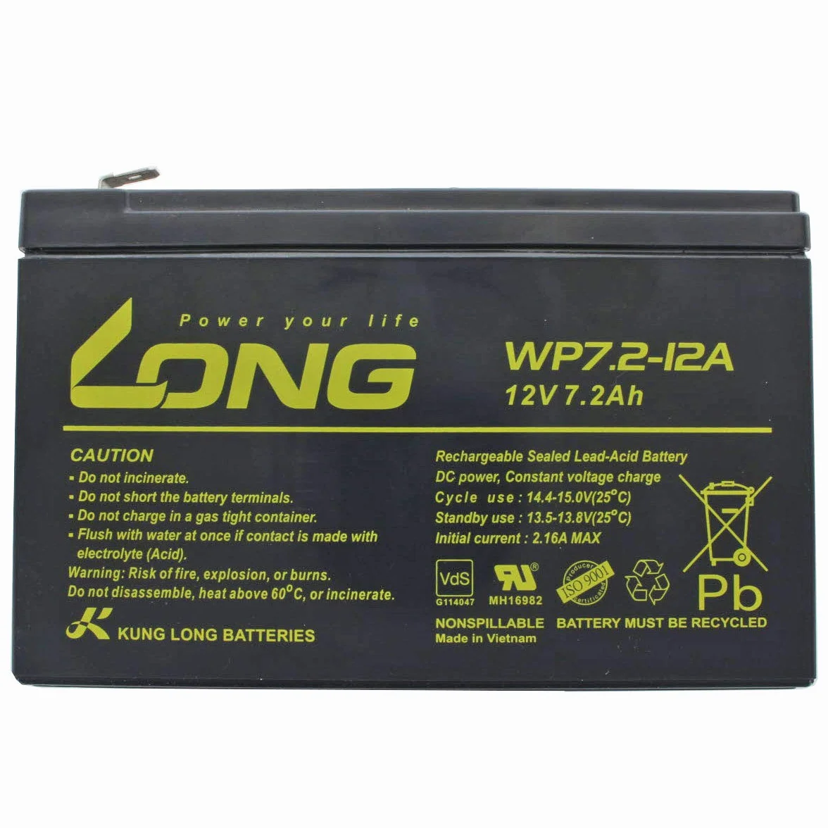 APC RBC17 Batterie réplique ACCUCELL 12 V 7,2 Ah