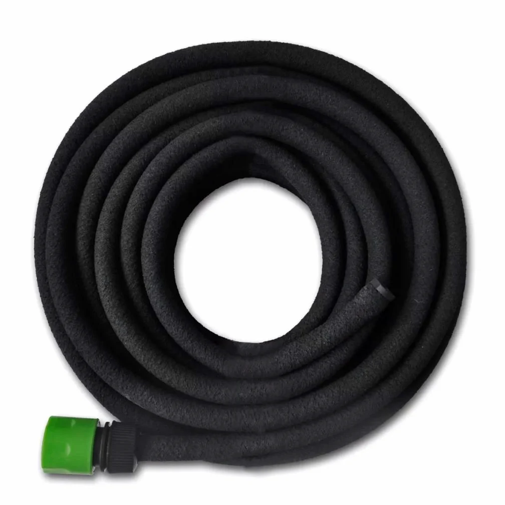Tidyard Tuyau d'arrosage Microporeux pour Arrosage Irrigation de Jardin Connecteur 1/2 Pouces 50 m