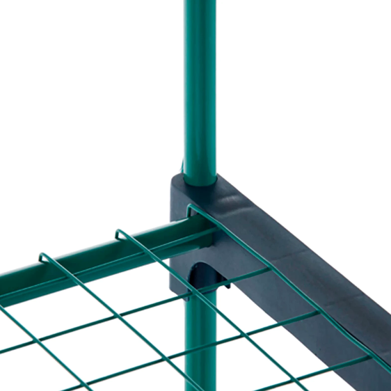 Gardiun Serre en PVC/Acier Leaf II 4 étagères 69 x 49 x 160 cm Vert avec Porte zippée