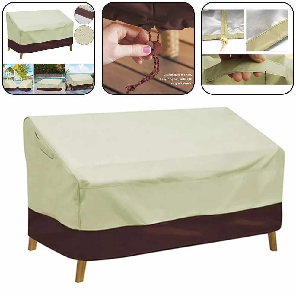 Housse de protection imperméable canapé 2 places 3 places 210D 193 x 83 x 84 cm