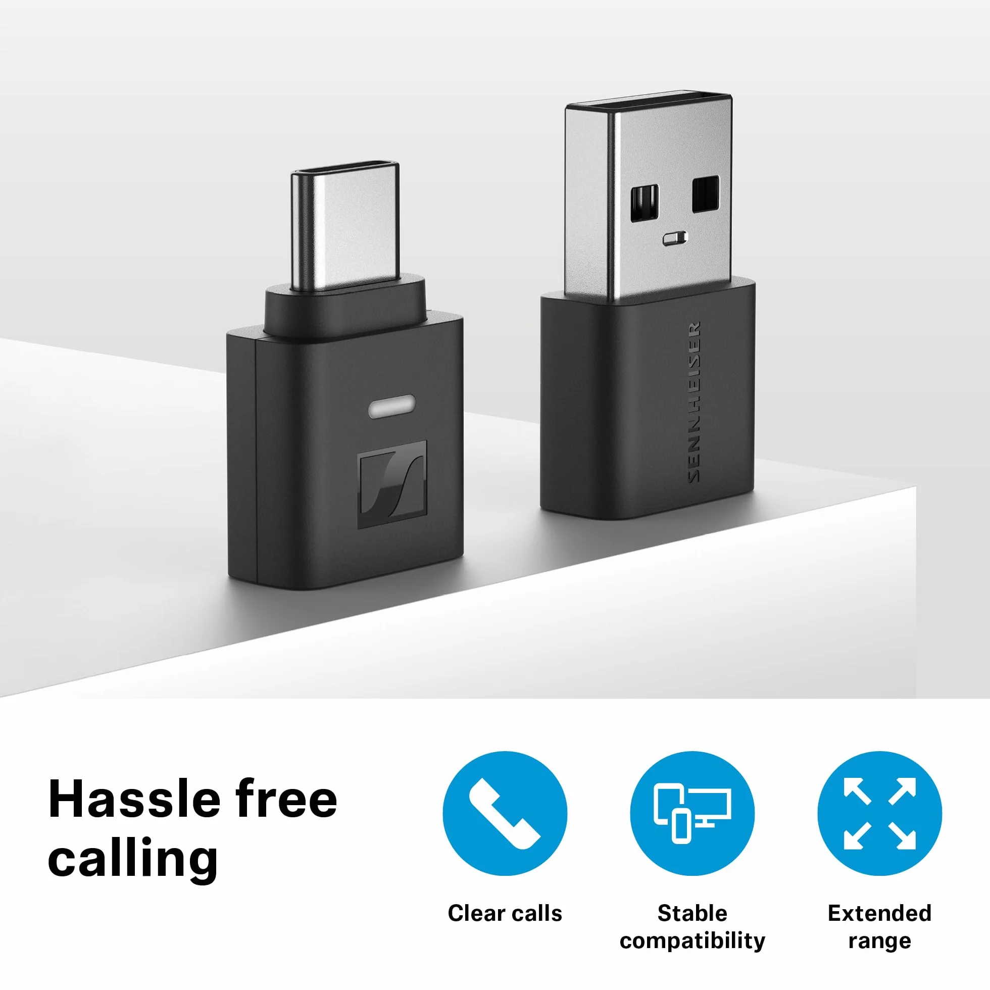 Sennheiser BTD 700 Port aptX Lossless Auracast Émetteur Bluetooth 5.4 USB-C USB-A
