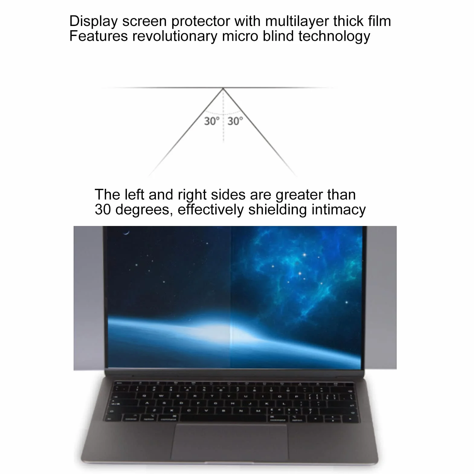 Écran de confidentialité 24 pouces 16:9, Filtre anti-lumière bleue pour moniteur