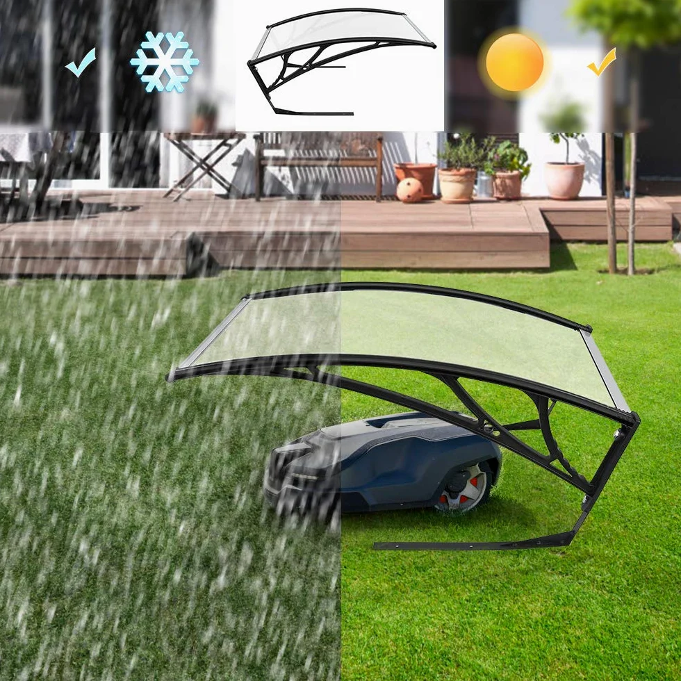 Toit de Garage pour Tondeuse Robot | Toit de Tondeuse Robot | Protecteur de Toit pour Garage Robot Store Jardin Extérieur Résistant Aux Intempéries,100 x 78 x 50cm