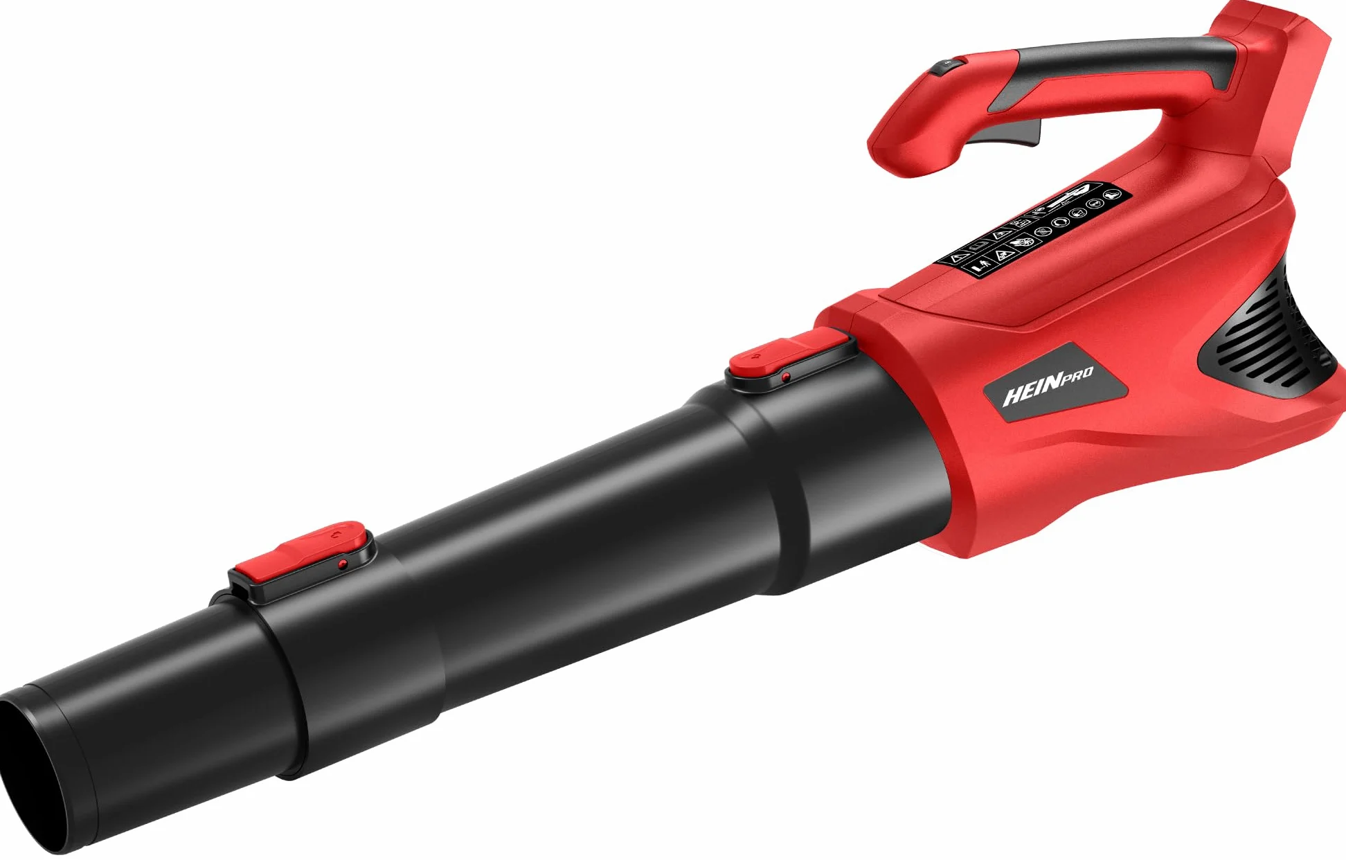 HEINPRO Souffleur de feuilles sans fil jusqu'à 500 CFM, compatible avec batterie Milwaukee M18 (outil nu), souffleur de feuilles électrique sans fil avec 5 modes de vitesse, souffleur de feuilles