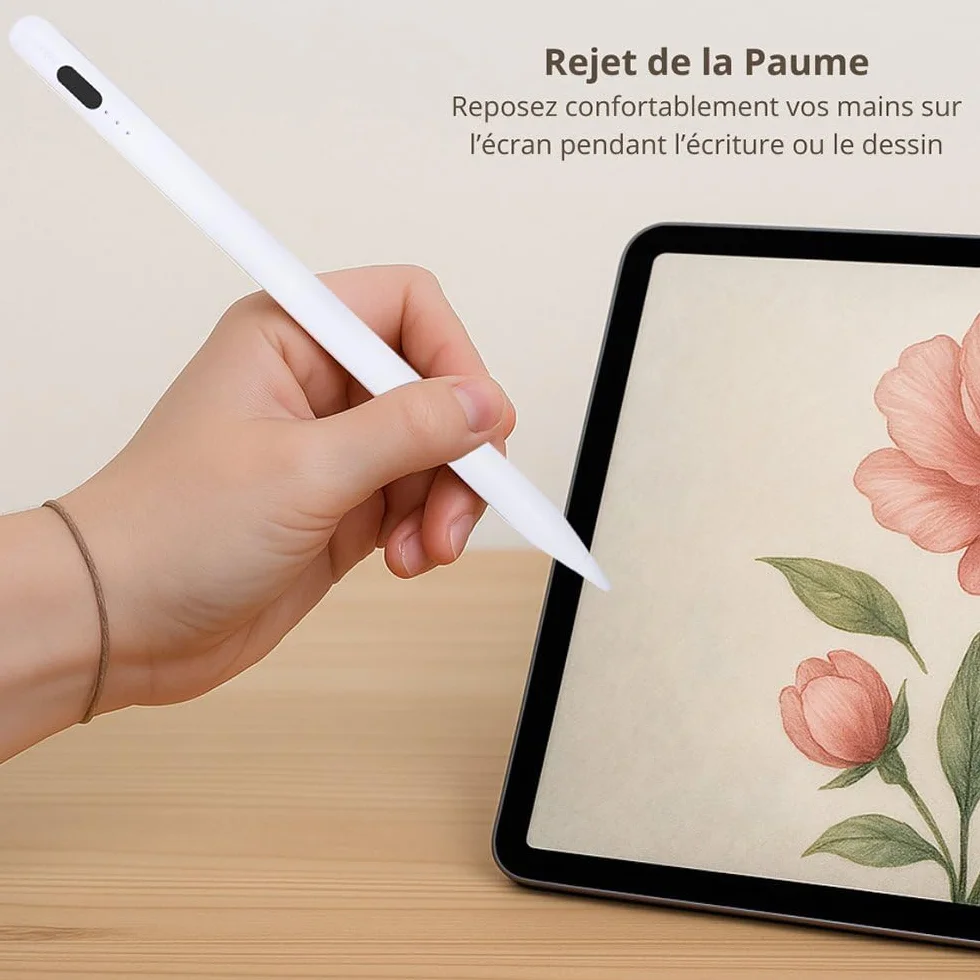 Stylet Compatible Alldocube iPlay 70 Mini Ultra, Charge Rapide, Rejet Paume, Détection Inclinaison, Fixation Magnétique