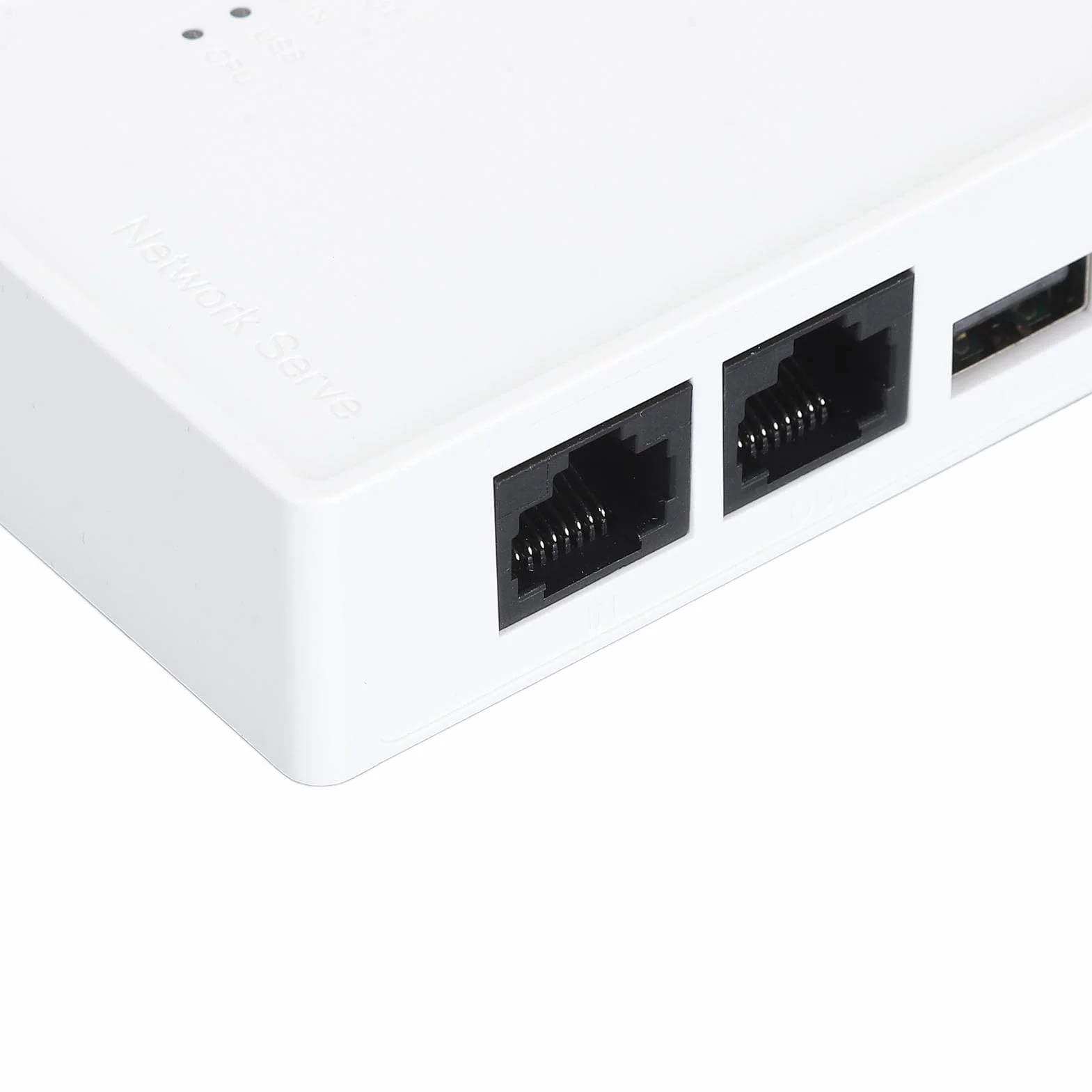Ciciglow Serveur d'impression sans fil USB 2.0 480 Mbps Pont LAN 10/100 Mbps