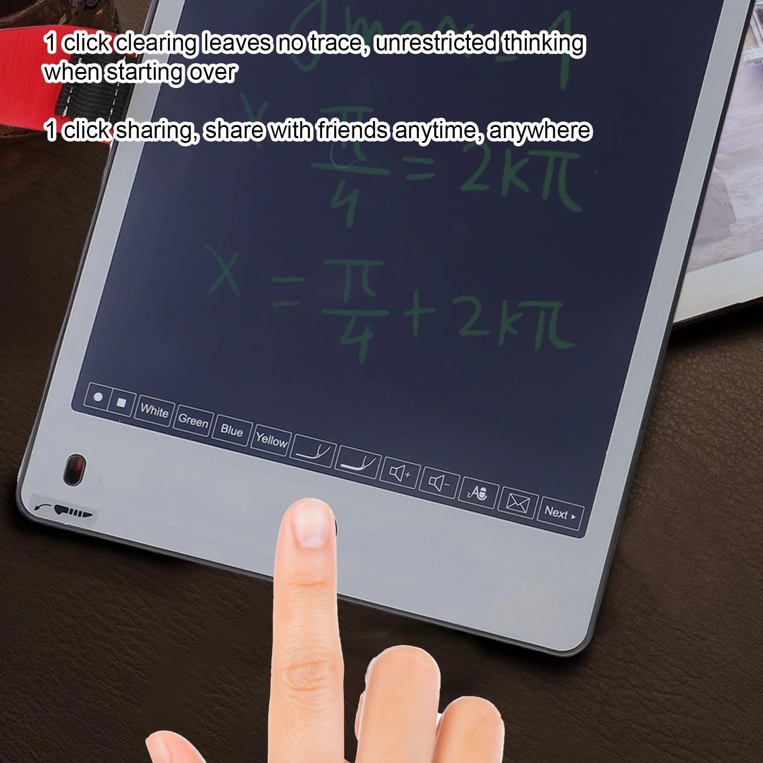 Ensemble D'écriture à Stylet Intelligent avec Bloc-Notes Numérique, Tablette de Synchronisation AI pour la Prise de Notes, Conversion OCR, Enregistrement