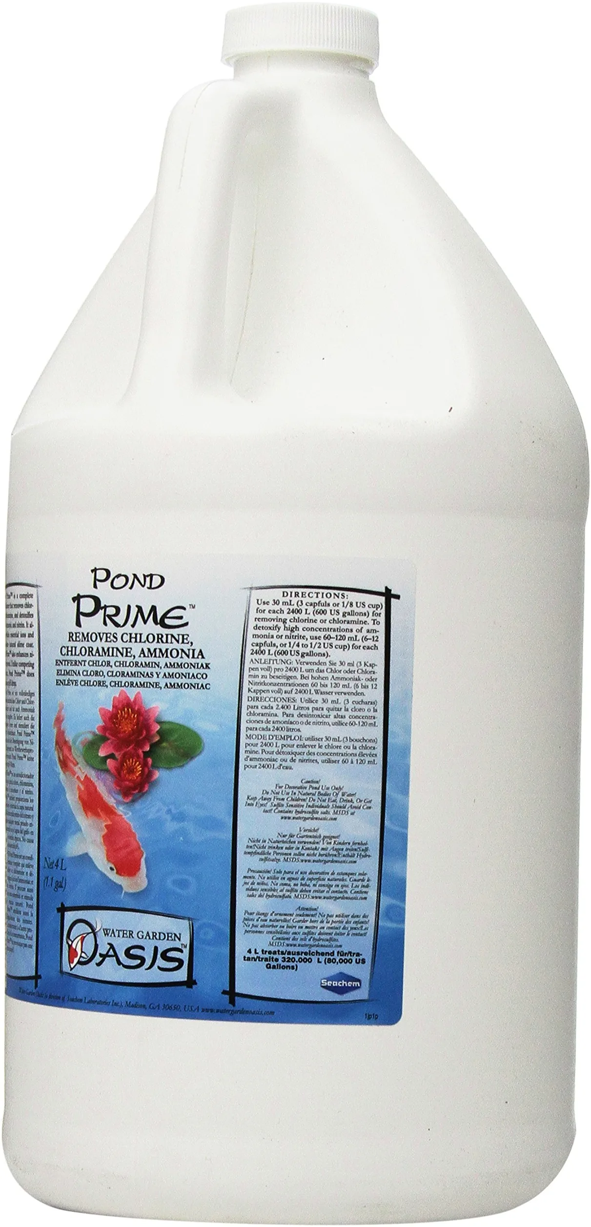 Seachem Bassin Prime Conditionneur d'eau,