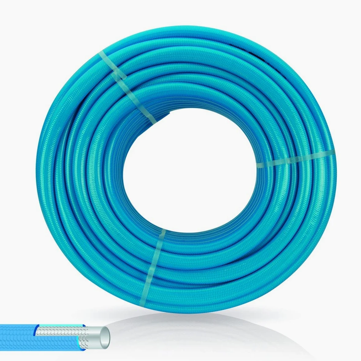 VITO - Tuyau Arrosage 50m Ultra renforcé Anti-UV, Flexible et Haute résistance Diamètre 19mm Jardin Potager