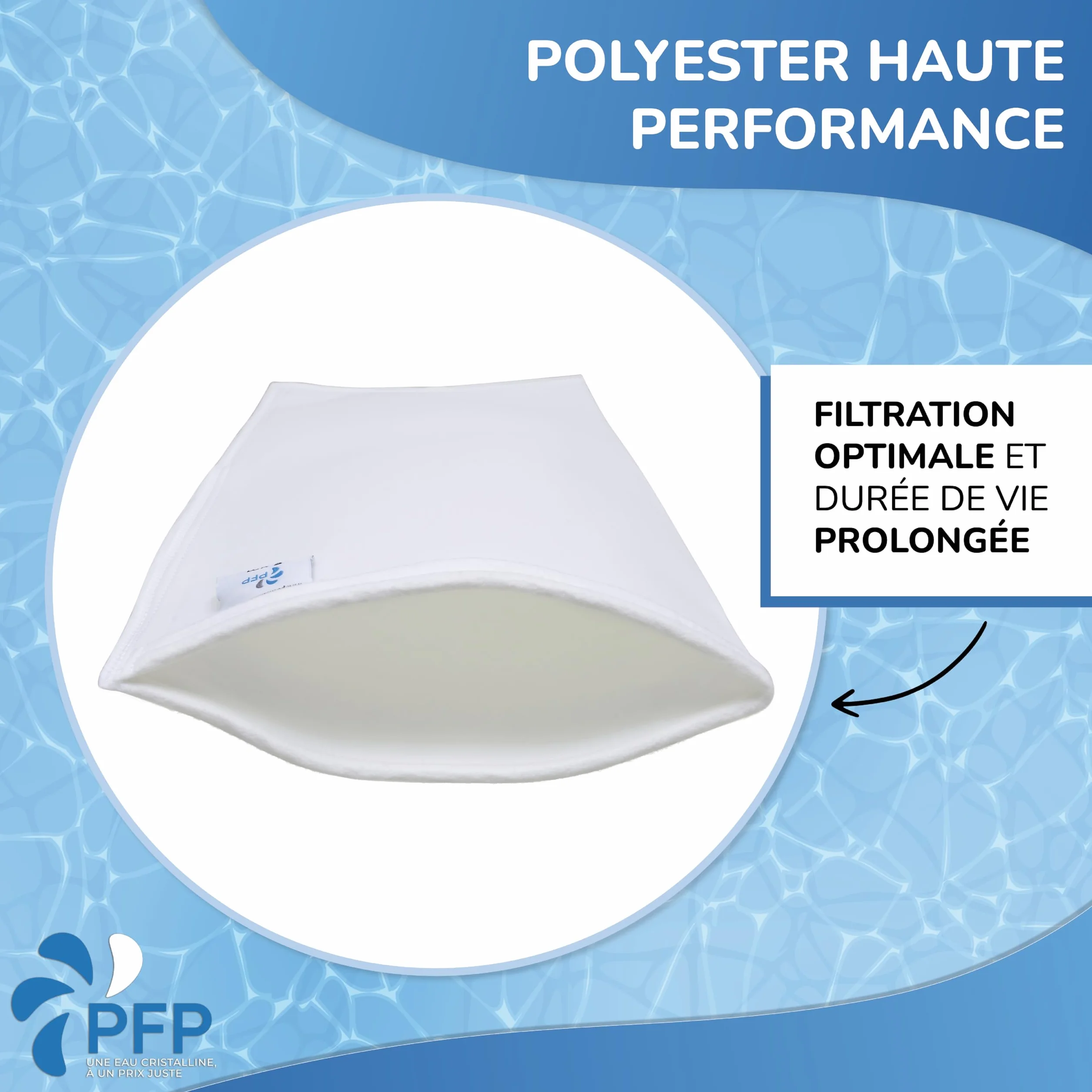 Poche Filtrante Compatible Piscine Desjoyaux 30 Microns Lot de 2 Eau Chargée