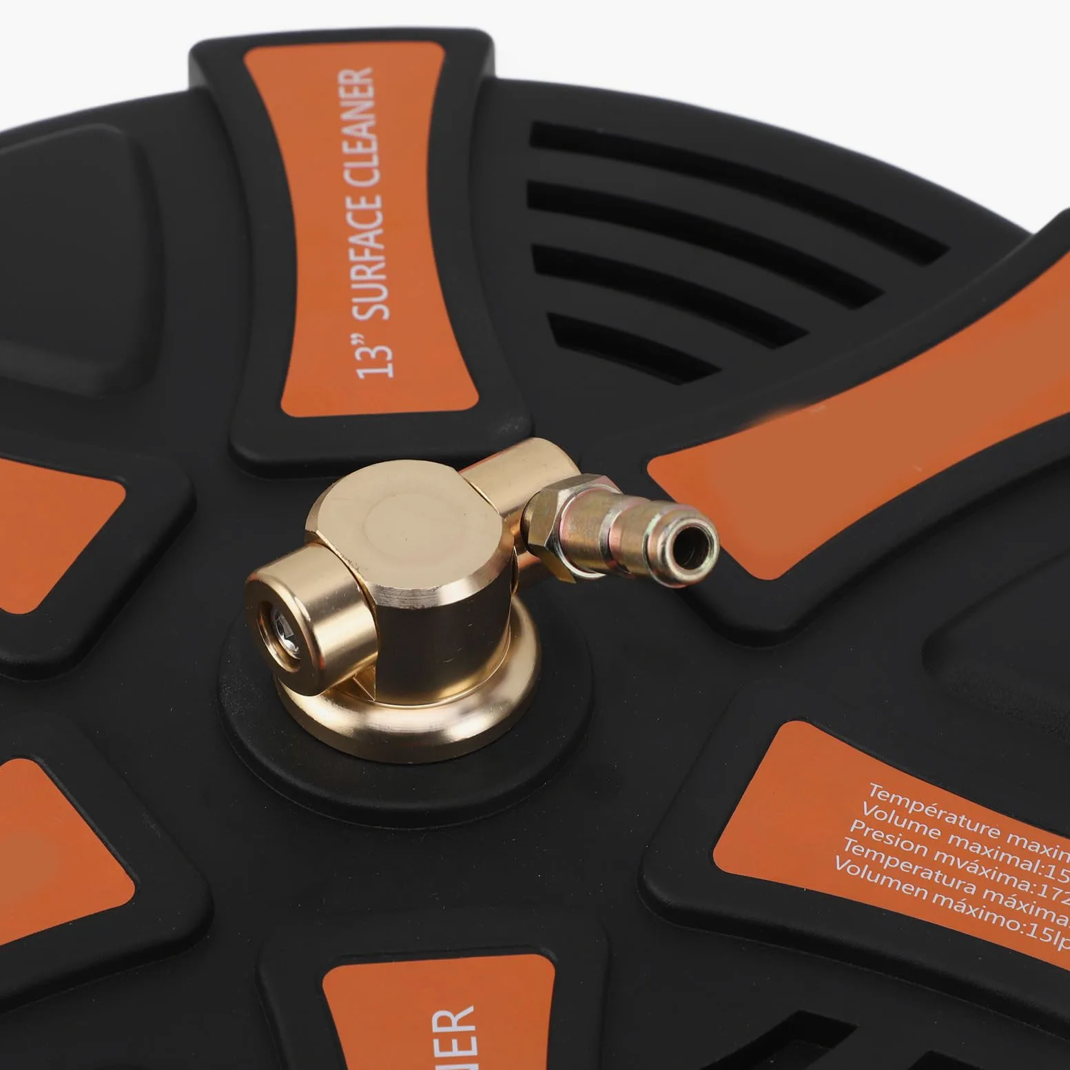 Nettoyeur de pour Nettoyeur Haute Pression de 13 Pouces, Accessoire de Laveuse électrique en Acier Inoxydable pour Le Nettoyage des Allées, des Trottoirs et