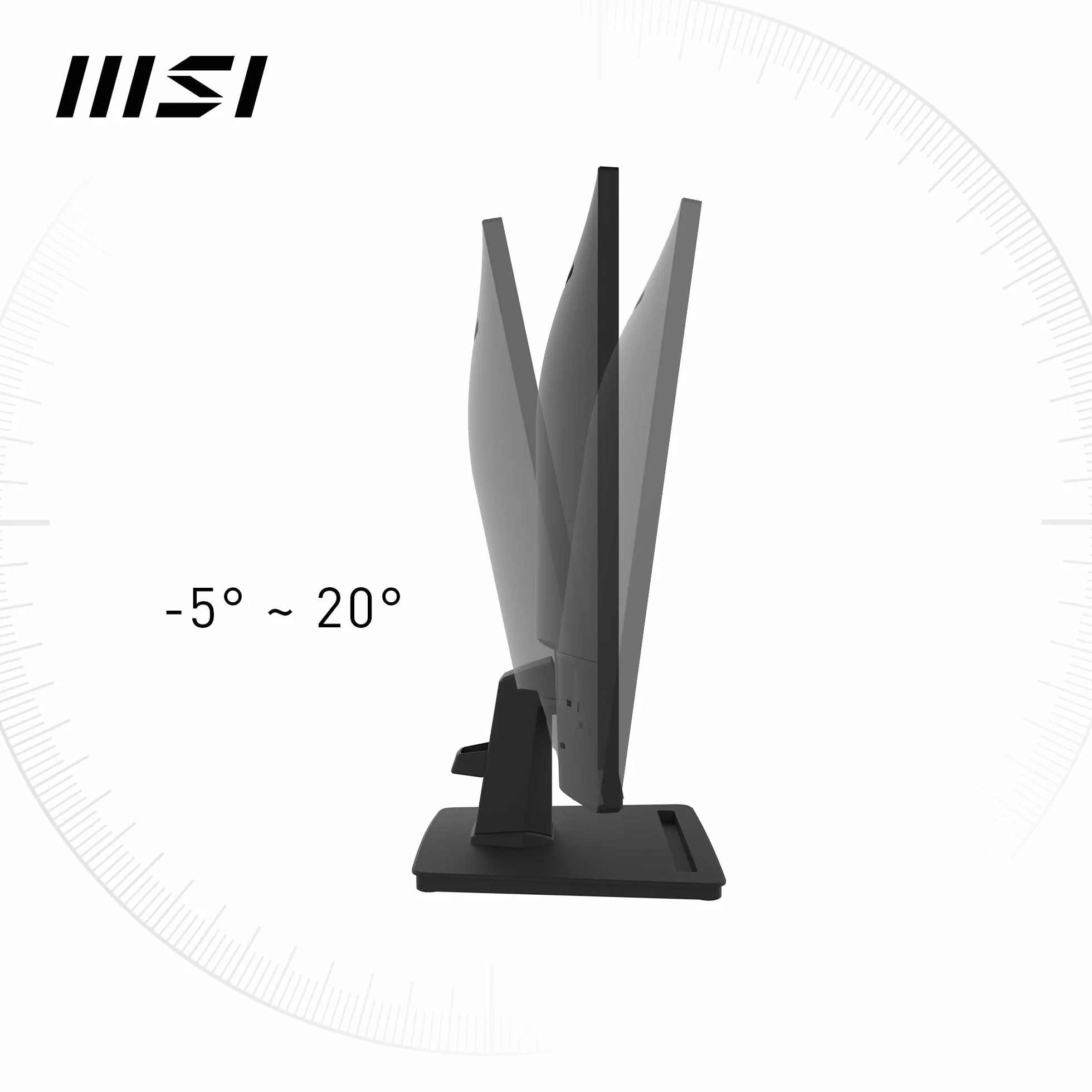 MSI Pro MP252 écran bureautique Full HD 24,5" IPS 1920x1080 100Hz 4ms haut-parleurs intégrés HDMI 2.0b DisplayPort 1.4a