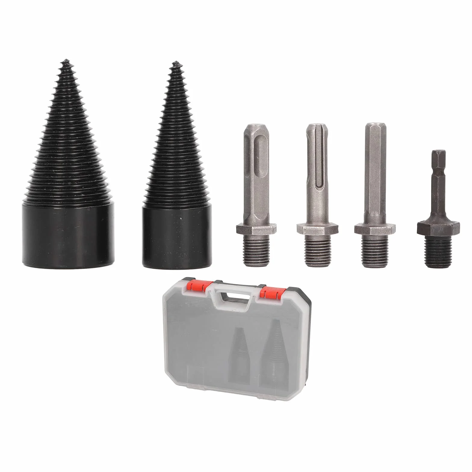 Cônes de Fendeur de Bois 32mm 42mm, 6 Pièces Forets Amovibles pour Perceuse