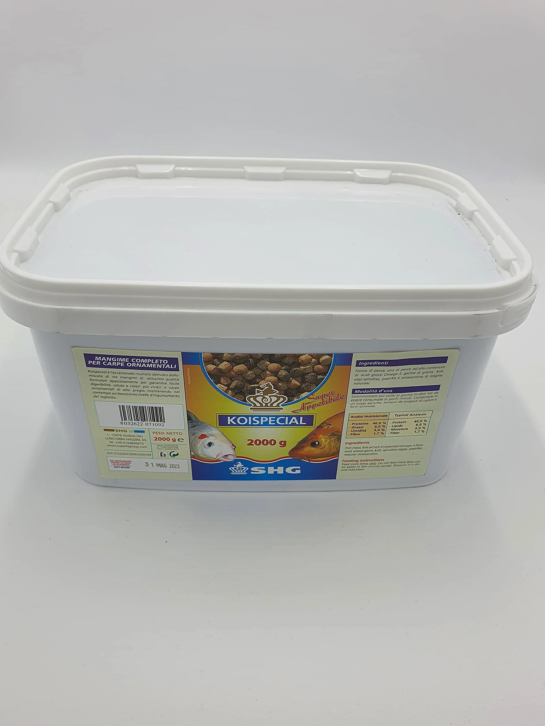 SHG KOI Special 2000 gr alimentation pour poissons de bassin carpe poissons rouges