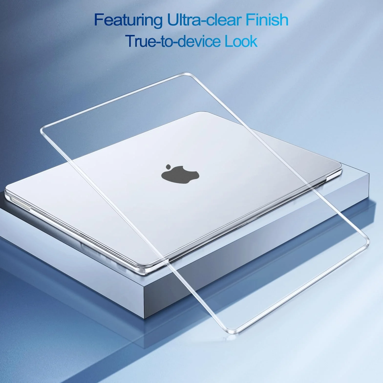 MOSISO Coque Ultra-Mince 3-en-1 Compatible MacBook Neo 13 Pouces 2026 A3404 Puce A18 Pro Rigide Clavier Protecteur Écran Cristal Clair