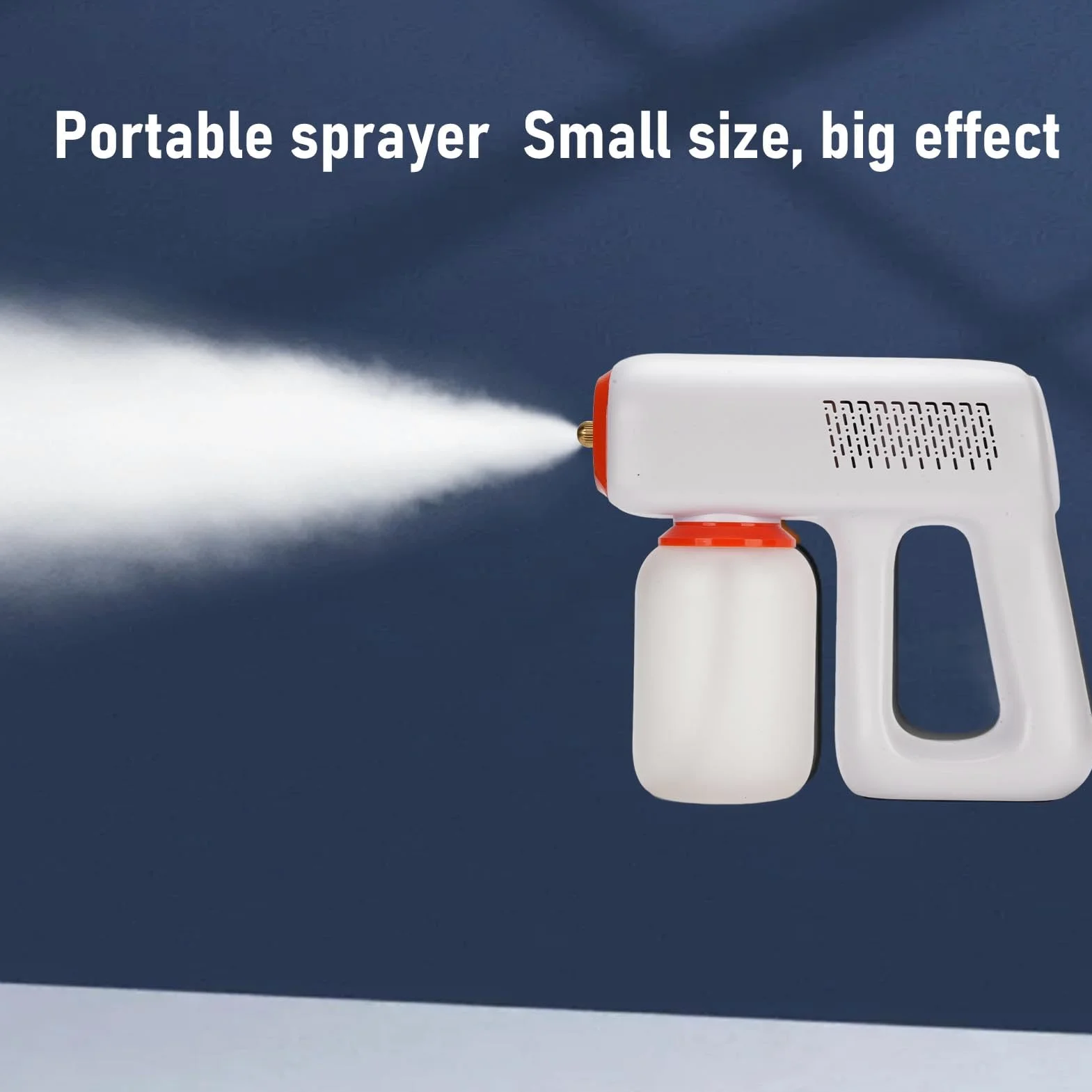 Pulvérisateur Atomiseur Sans Fil 1200mAh, Pistolet Électrique pour Barbier, Blanc