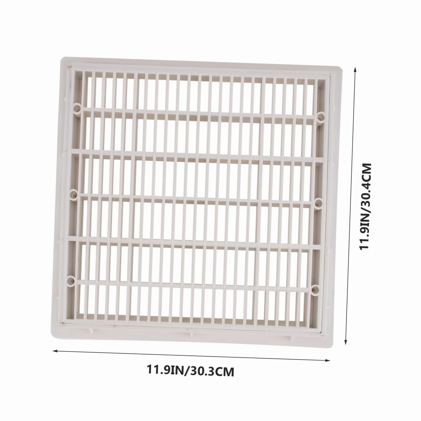 ibasenice Outil pour égouttoir Sol Piscine Accessoire extérieur égouttoir Principal carré Blanche