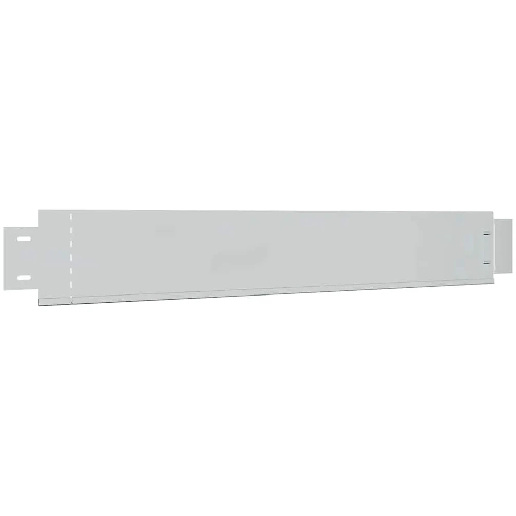 Lot de 5 bordures de pelouse en acier galvanisé - 100 x 14 cm - Bordure de parterre flexible - Bordure de jardin en métal argenté