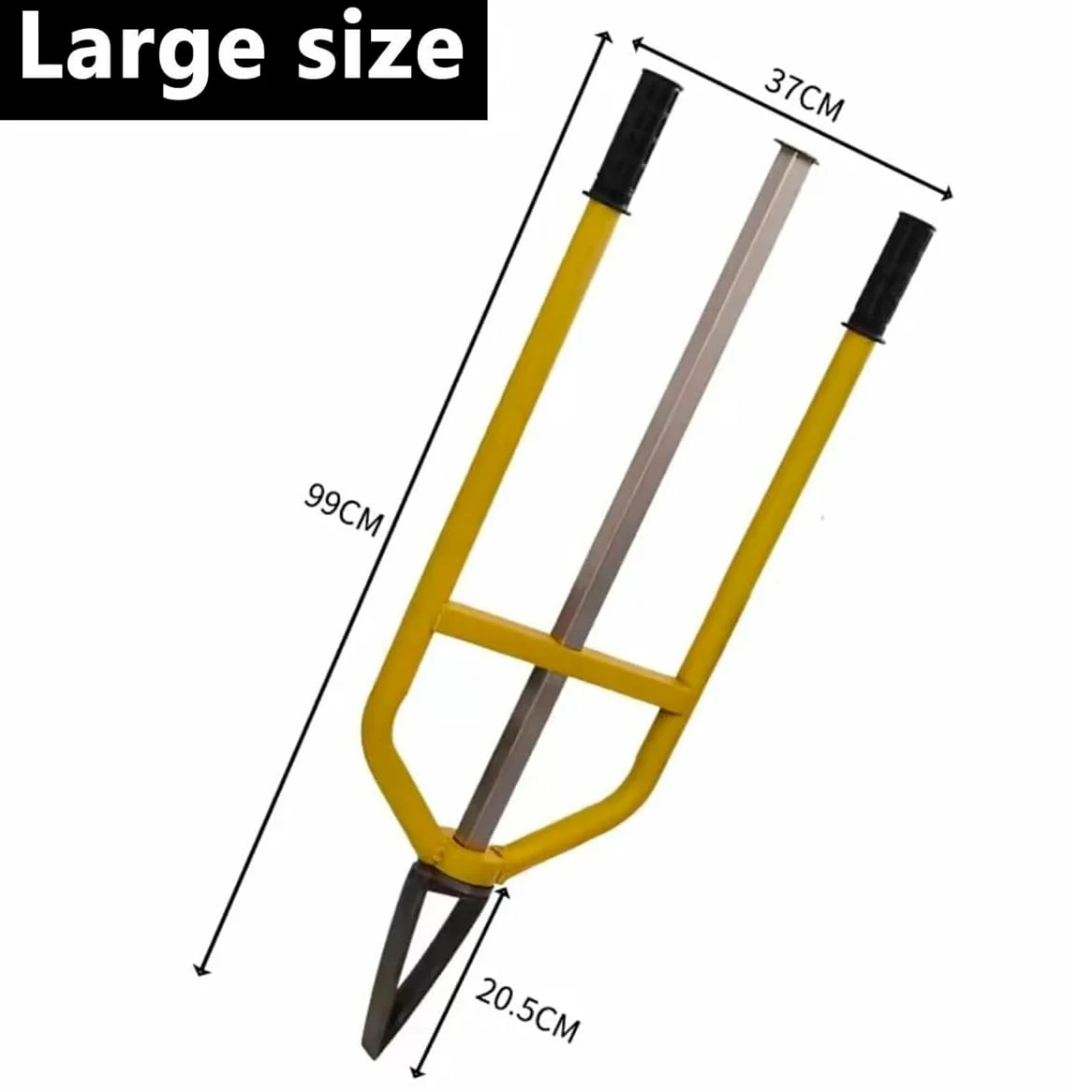 Fendeuse manuelle pour bois de chauffage, fendeuse de bûches à inertie portable avec poteau lisse, outil de fendage coulissant robuste, pour cheminées, camping, utilisation en extérieur
