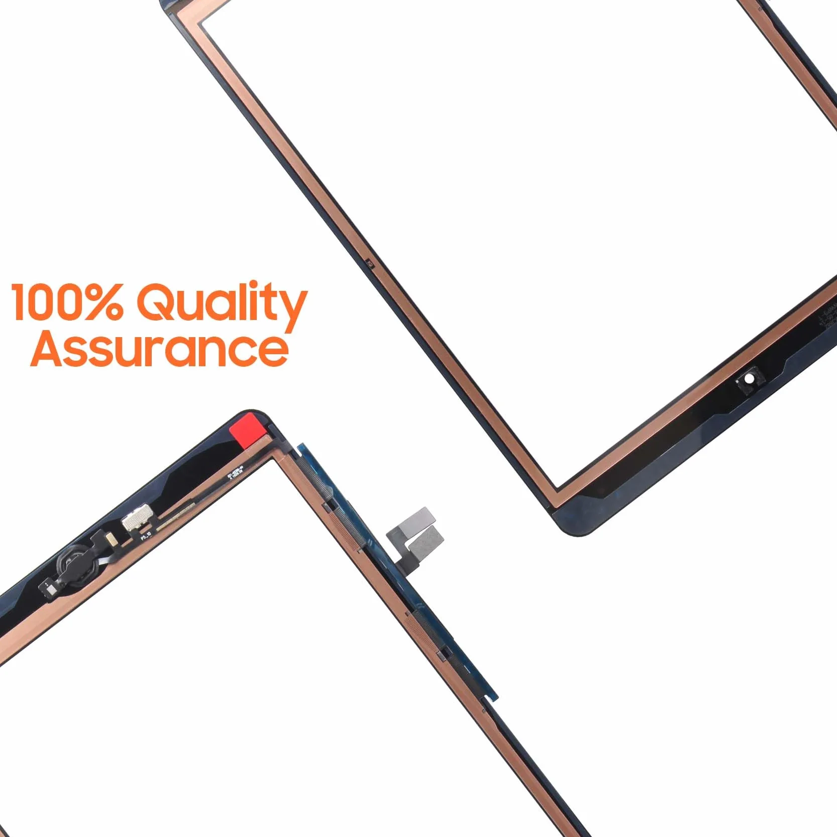AGCUT Écran Tactile iPad 9 2021 10.2" Remplacement Digitizer avec Kit de Réparation Noir